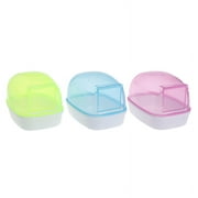 Hamster Sand Bath Critters Shower Bed Sand Container Bathtub for Small Animals