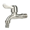 thumbnail image 1 of Nimomo Washing Machine Tap Durable G1/2'' Washing Machine Tub Tap 304 Stainless Steel Chrome Clod Water Faucet Sharp/Net Mouth(Sharp Mouth), 1 of 5