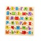 thumbnail image 1 of Rompecabezas Alfabeto Animal de Madera Juegos Educativos para Niños Tablero Bloques Rusos Juguetes Didácticos para Aprendizaje Infantil y Actividades, 1 of 9