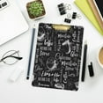 thumbnail image 7 of FMSHPON Different Types of Coffee Clipboard Hardboard Wood Nursing Clip Board and Pull for Standard A4 Letter 13x9 inches, 7 of 7