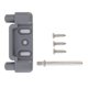thumbnail image 2 of Cabinet Door Lock Buckle Metal Nylon Drawer Lock Handle Mounting Set for RV Yacht 7mm Opening P07 SN (Brushed Nickel), 2 of 4