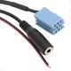 thumbnail image 3 of Câble d'entrée auxiliaire Bluetooth 5.0, jack 3,5 mm, ISO 8 broches, 7\xa0607\xa0897\xa0093, microphone mains libres de remplacement pour Bora pour Blaupunkt, 3 of 4
