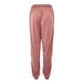 thumbnail image 6 of Women Pants Women Pants Casual Pink Pants Womens Loose Pants High Waisted Trousers With Pockets Womens Capris for Summer, 6 of 6