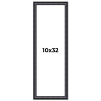 10x32 Frame Black Real Wood Picture Frame Width 1.25 inches | Interior Frame Depth 0.5 inches |
