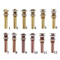 thumbnail image 2 of Tapón De Fregadero / Tapón De Fregadero Para Fregadero Para s Con / Sin Agujero De Desbordamiento, Resistente A Corrosión Y Al Deslustre 1 cubierta grande sin desbordamiento Macarena Tapón de drenaje de latón metálico, 2 of 2