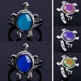thumbnail image 2 of MANNYA Retro for Turtle Color Change Mood Ring Emotion Feeling Temperature Rings Jewelr, 2 of 9