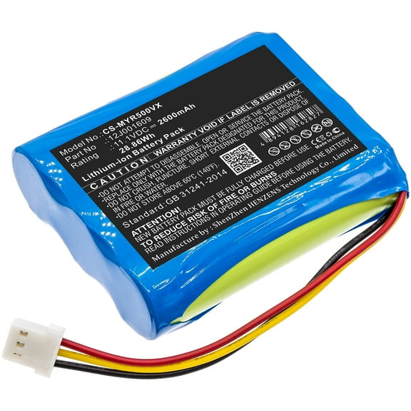 Replacement Battery for Moneual Everybot RS500,Everybot RS700,12J001609,2600mAh