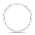 thumbnail image 3 of SZUL Women's 1/6 Carat TW Thin Diamond Band in 10K White Gold (J-K-L Color, I2-I3 Clarity) (Wedding, Fashion or Stackable Band), 3 of 5