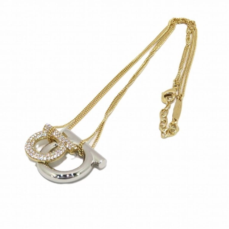Pre-Owned Salvatore Ferragamo Ferragamo Gancini 760488 743136