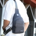 thumbnail image 4 of karymi Chest Bag Men's Trendy Sports Slant Backpack Cloth Casual Luminous Chest Bag Shoulder Crossbody Bag Best Sellers, 4 of 9