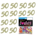 thumbnail image 3 of Confetti Number 50 Gold - Pouch (1/2 oz) - CCP7502, 3 of 8