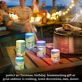 thumbnail image 4 of Yayeee Flameless Candles with Remote Flickering Battery Operated Multi Color Changing, Yellow Glasses, 4 of 7