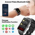 thumbnail image 5 of Fitness Tracker, 1.57inch Smartwatch for Men and Women, Gits for Android and iPhone Devices, Pedometer/Bluetooth Calls (Make/Receive), 50+ Exercise Modes, Fitness Watch Gift (Black), 5 of 7