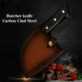 thumbnail image 3 of Japan Knives, Serbian Chef Knife Japanese Meat Cleaver Knife for Meat Cutting with Sheath Kitchen Knives for Home, Outdoor Cooking, Camping, 3 of 10