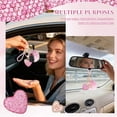 thumbnail image 2 of Crystal Keychain for Women, Heart Shape Key Chain with Sparkly Rhinestones Bling Car Key Chains for Backpack Handbag Car Keys, 2 of 7