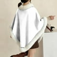 thumbnail image 4 of PALIFEUR Shawl Wraps for Women Warm Cozy Solid Color Knitted Sweater Shawl with Zipper Elegant Open Front Poncho Scarf Blanket Fall Winter Cardigan Pashmina Wraps, 64 x 34 Inch, 4 of 6