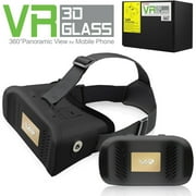 VR, VR Headset, 3D Gear VR-Virtual Reality Headsets 3D Glasses VR Box for Smartphones from 4 to 6 Inches