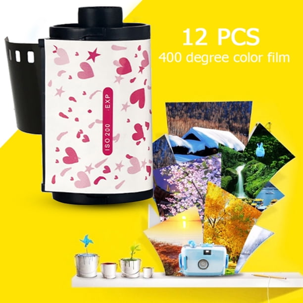 12 Uds. De película para cámara para niños, película de 35mm, accesorios universales para cámara para niños (G)