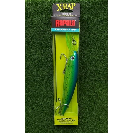 UPC: 0022677262512 | Rapala X-Rap Magnum Dorado 7 3 3/8 oz 40 Deep Diving Fishing Lure – XRMAG40D