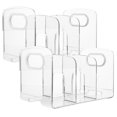 thumbnail image 1 of Transparent PET bookends for Children Reading Strong Durable Material Keeps Books Neat 2 Pcs, 1 of 8