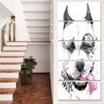 thumbnail image 1 of Funny Dog with Single Lens - Contemporary Animal Art Canvas, 1 of 3