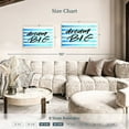 thumbnail image 4 of Elephant Stock Dream Big Stripes Wall Art - Horizontal Canvas Wall Art - Living Room Wall Decor - Inspirational And Typography Canvas - Turquoise And Blue Decor - 30" x 20", 4 of 8