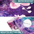thumbnail image 4 of Purple Floral Shower Curtain Flowers Garden Scenery Home Decor Plant Shower Curtain Bathroom Curtain Set for Bathroom with Hooks Decor for Bathroom 72x72 Inch, 4 of 6