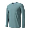 thumbnail image 6 of Drindf Long Sleeve Sun Shirts for Men SPF UV Protection Tops Breathable Raglans T-Shirt Lightweight Round Neck Basic Tees Outdoor Activities Cooling Tshirts, 6 of 9