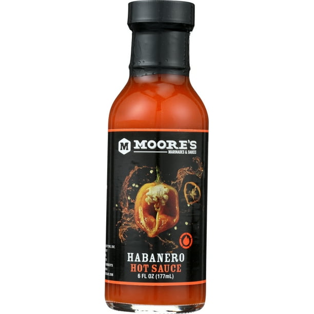 MOORE Sauce Habanero Hot, 6 oz