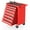 RED, variant on 7-Drawer Rolling Tool Chest with Detachable Cabinet - Heavy Duty Black Tool Storage Cart for Garage, Workshop & Repair Shop