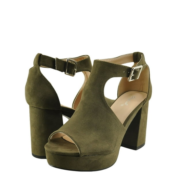 qupid signal block heel bootie