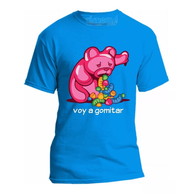 Playera Osito Gomitando Todas Las Tallas Y Colores