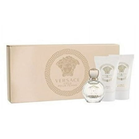 Versace Eros Pour Femme Perfume Gift Set for Women, 3 Pieces