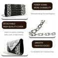 thumbnail image 5 of Xixirimido Leather-like Butterfly Leopard Print Clutch Purses for Women Evening Handbags for Formal Wedding Party Cocktail Prom Crossbody Envelope Bag with Detachable Chain, 5 of 7