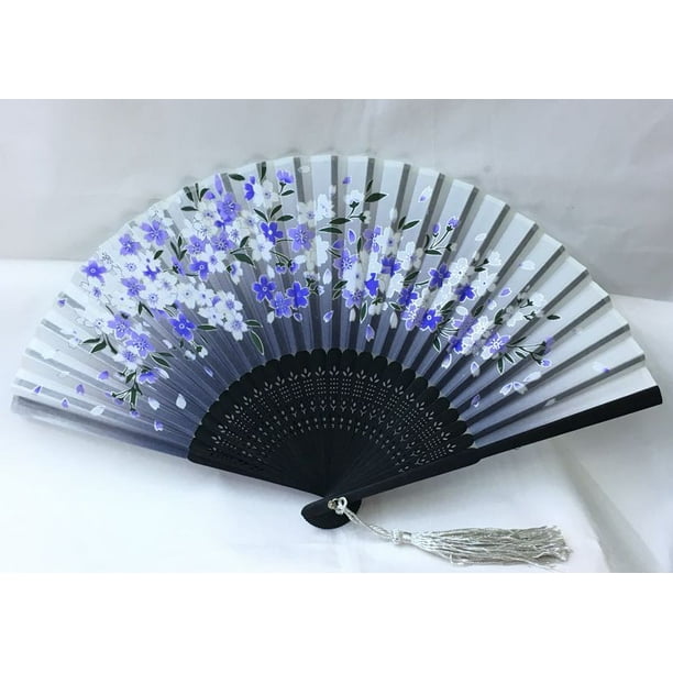Japanese silk folding fans outlet