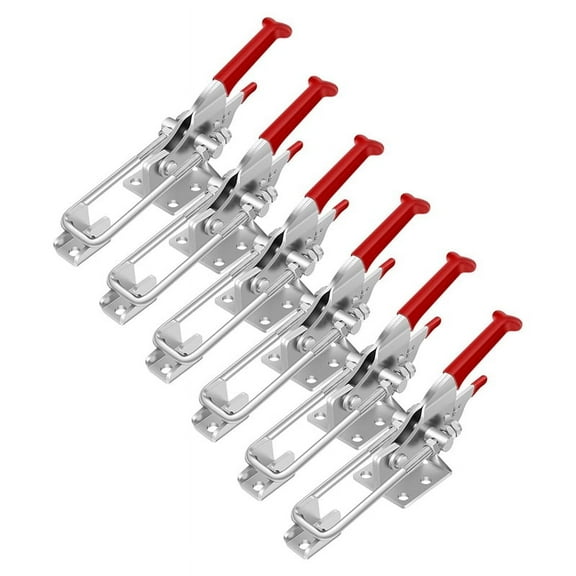 Symkmb 6 Pack Toggle Latch Clamp, Heavy Duty Latches, 2000Lbs Holding Capacity Adjustable Latch Lock,for Industrial EquiIpment Metal