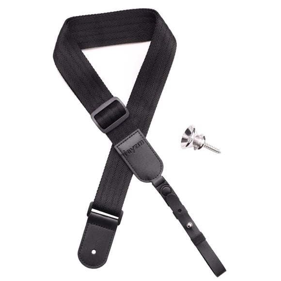 Correa para ukelele Rayzm Soft, antideslizante, de nailon, ajustable, 3,7 cm