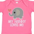 thumbnail image 4 of Inktastic My Nanny Loves Me Grandchild Boys or Girls Baby Bodysuit, 4 of 5
