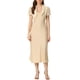 thumbnail image 2 of INSPIRE CHIC Chaqueta de Encaje Floral para Mujeres con Solapas y Mangas Cortas, Elegante Bolero Cardigan S Beige, 2 of 5