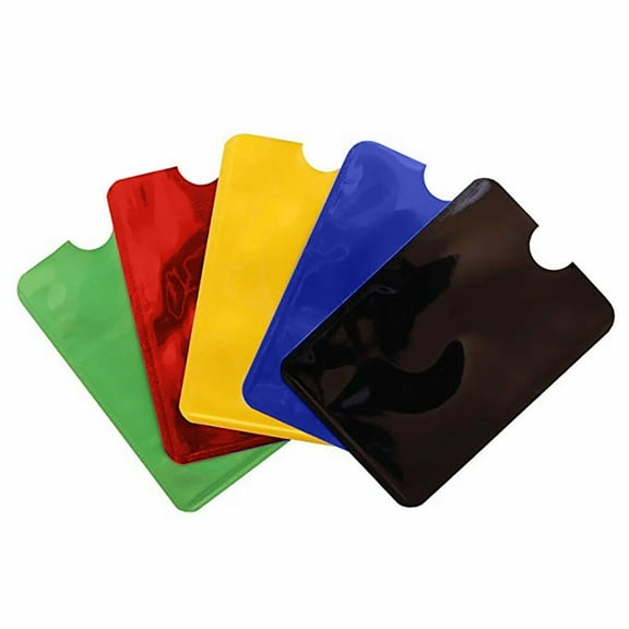 5PCS Card holder Sleeve Wallet RFID Blocking Cover Card Holder Tool Bag