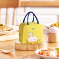 thumbnail image 1 of Bolsa aislante Soledad bolsa Bento para alimentos bolsa enfriadora de tela Oxford reutilizable a prueba de fugas Amarillo, 1 of 10