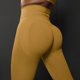 thumbnail image 3 of MKLEKYY Leggings deportivos para mujer, nuevos pantalones de yoga ajustados de punto sin costuras color melocotón para mujer, cintura alta y pantalones para correr y fitness 5073, 3 of 4
