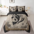 thumbnail image 2 of Feelyou Jungle Fish 7-Piece King Bedding Set, Rustic Farmhouse Xmas Snowflake Sheets, 2 of 8
