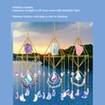 thumbnail image 4 of Carillón De Viento De Cristal De Luna, Colorido Adorno Colgante Con Sombrado Curativo, Cristales Para El Hogar, Jardín, Fiesta De Boda, 4 of 7