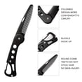thumbnail image 3 of Stainless Steel Knife Type Straight Comb Men's Beard Making Tool Beard Comb, 3 of 4