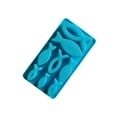 thumbnail image 2 of ziyahi Silicone Forme de Poisson Moule de Remplacement Pâtisseries Anti-Adhésives Anti-Rouille Souple Glaçons Cube Résine Pudding Gâteau Moule Outil de Moulage, 2 of 9
