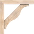 thumbnail image 3 of Ekena Millwork 5 1/2"W x 30"D x 30"H Funston Block Smooth Bracket w/ Offset Brace, Douglas Fir, 3 of 25