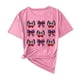thumbnail image 1 of Camisas de Manga Corta para las Mujeres Moda Casual Impresión Cuello Redondo Suéter Tee Blusas, 1 of 7