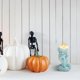 thumbnail image 5 of Moldes para velas de Halloween, moldes creativos de silicona para velas de Halloween con forma de calavera en 3D, moldes para velas con forma de calavera de Halloween para hacer velas (rosa, 5 of 5