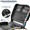 thumbnail image 4 of FORMRS Zipper Binder with Shoulder Strap 2-inch Ring 500 Sheet Capacity File Bag, Colorful Stars, 4 of 5